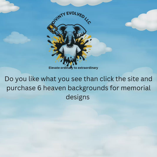 **"Above the Clouds: A Glimpse of Heaven"** Digital
